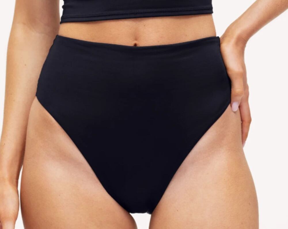 New Nuuds High Waist Bikini Bottom Women's Swimwear Size Medium